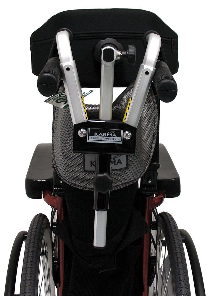 Universal Folding Headrest for Wheelchair, Arctic Silver, Medium, 16-18 Inch