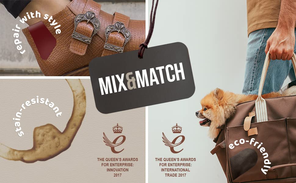 MastaPlasta Original Self-Adhesive Leather Repair Patch - Ivory 11 x 8 (28 x 20 cm), Instant Upholstery-Quality Scratch &amp; Tear Repair for Sofas, Car Interiors, Bags, Vinyl &amp; More