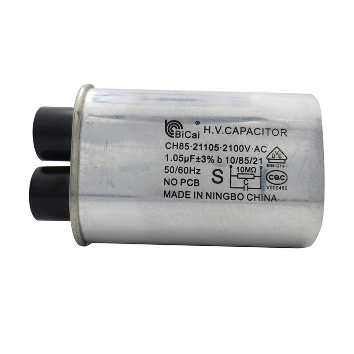 Meter Star CQC&amp;VDE Universal Household Microwave High Voltage Capacitor 1.05uf ch85 21105 2100V AC H.V.Capacitor 10/85/21 50/60Hz NO PCB,VDE EN61270-1