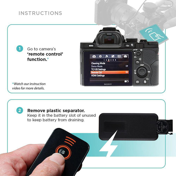 Foto&amp;Tech IR Wireless Remote Control Compatible