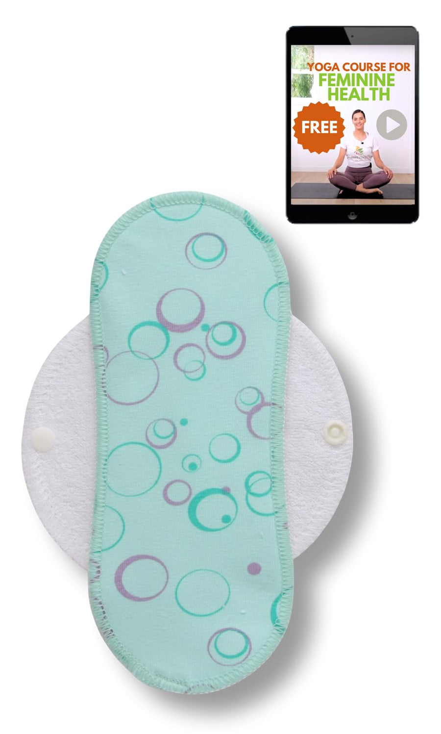 Reusable Panty Liners for Women (Single S); Mini Organi