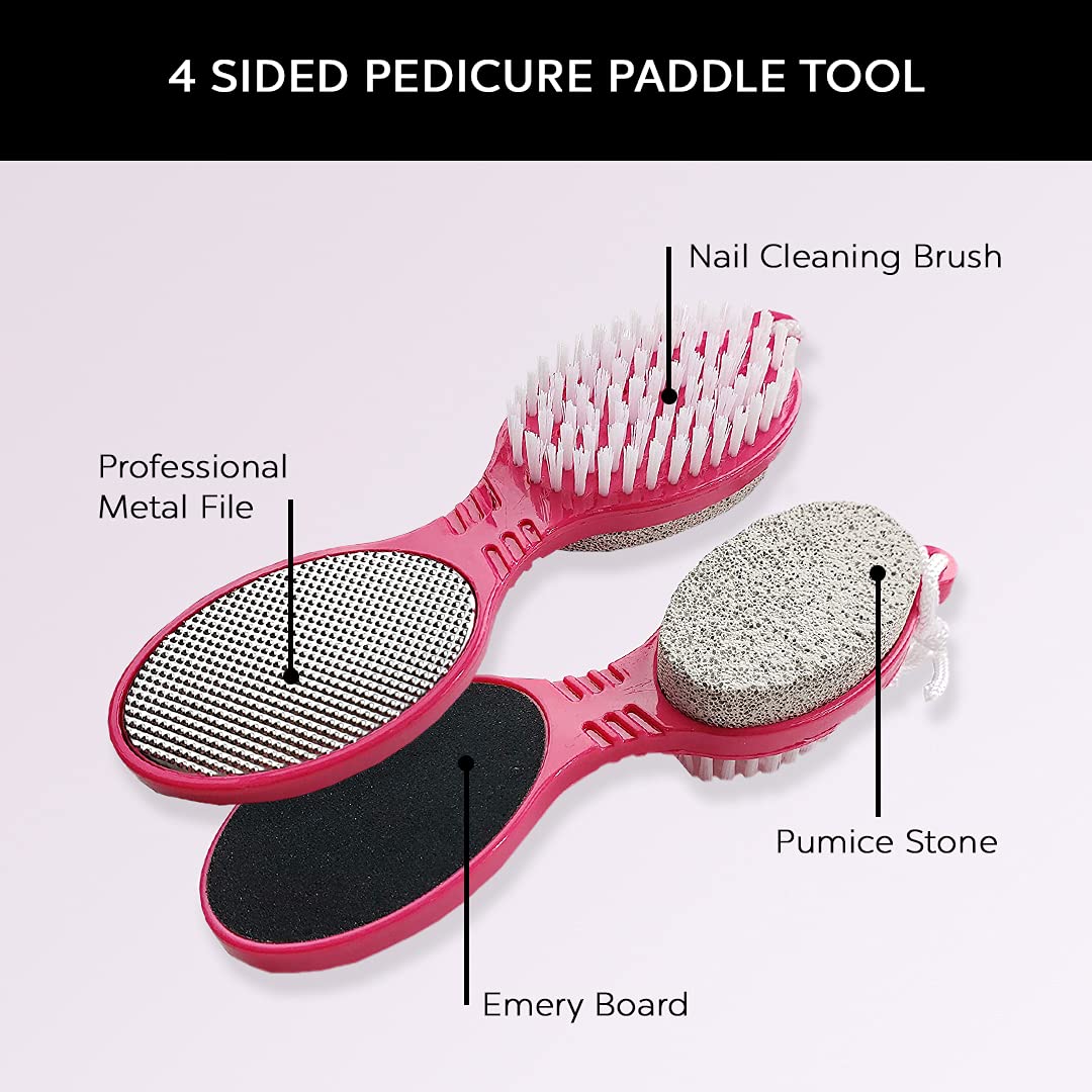 4 in 1 The Pedi Care Stick 4 Sided Pedicure Paddle Tool