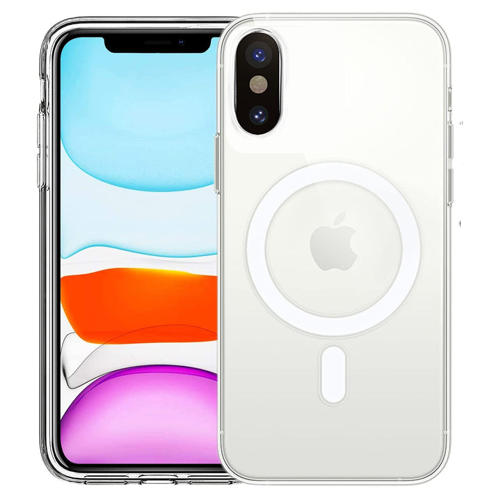 HVDI Clear Magnetic Case for iPhone Xs Max with Mag-Saf