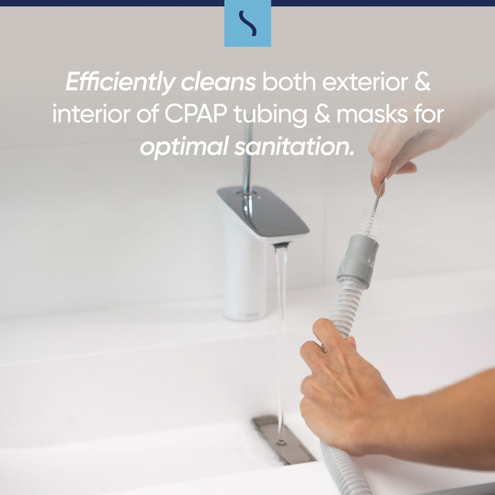 CPAP Tube Cleaning Brush by Snugell - Tube and CPAP Mas