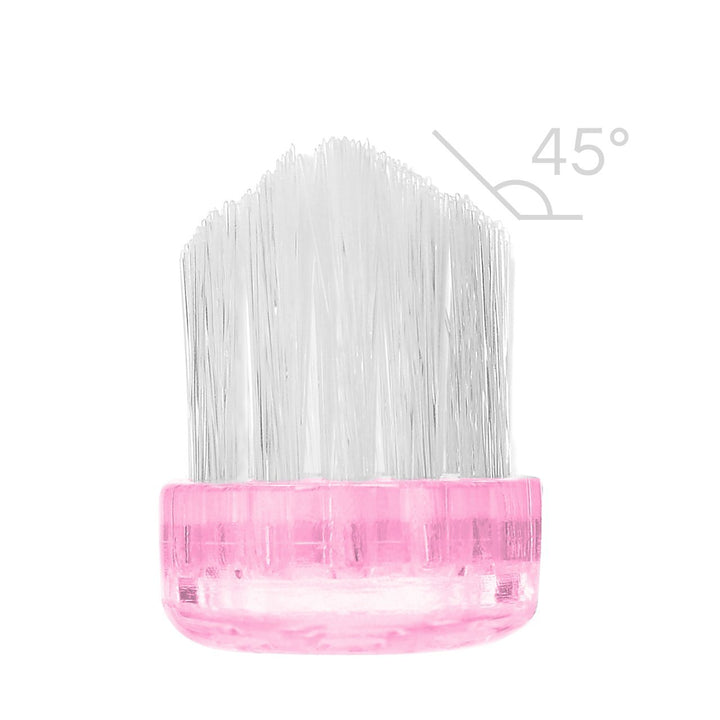 Supersmile New Generation Toothbrush w/ Patented 45° Soft Nylon Bristles - Whitening Tooth Brush w/ Ergonomic Handle Guarantees ADA Recommended Brushing Angle for Adults & Children (Pink)