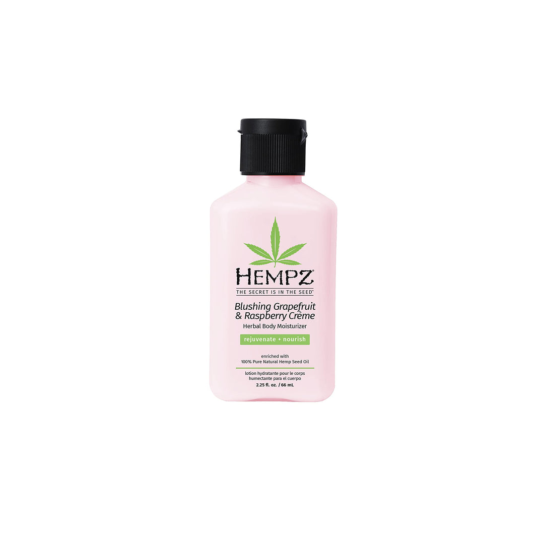 Blushing Grapefruit &amp; Raspberry Creme Herbal Body Moisturizer Lotion - Fruit Body Cream