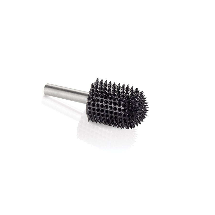 Extreme Ball Nose Rotary Burr 1/4 Shaft, Very Coarse - Woodworking Attachment for Bosch, DeWalt, Milwaukee. Abrasive Tungsten Carbide 3/4(19mm) Dia. X 1-1/8(28.5mm) Length, BNX-34C