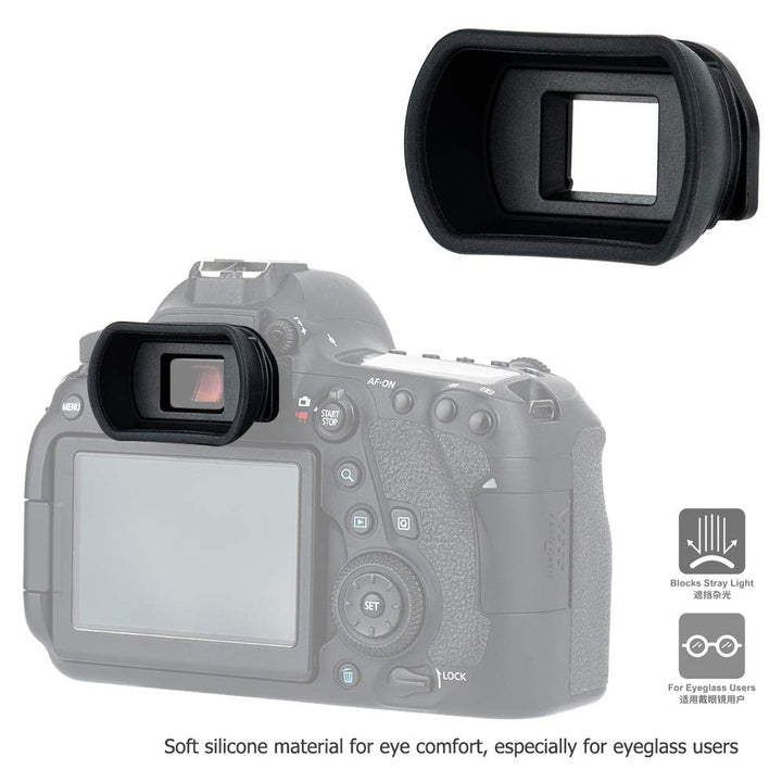 Kiwifotos Long Soft Viewfinder Eyecup Eyepiece for Cano