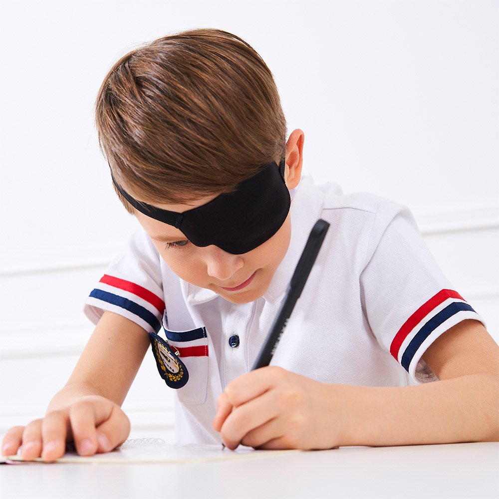 Left Eye: Fcarolyn 3D Eye Patch For Kids (Left Eye)