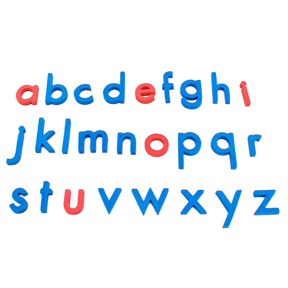 Alphabet and DIGRAPHS Print Rainbow Set of 56,White