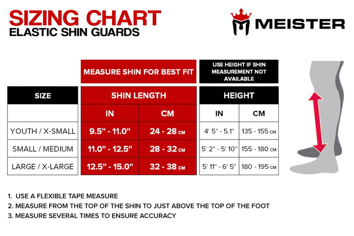Meister MMA Elastic Cloth Shin &amp; Instep Padded 