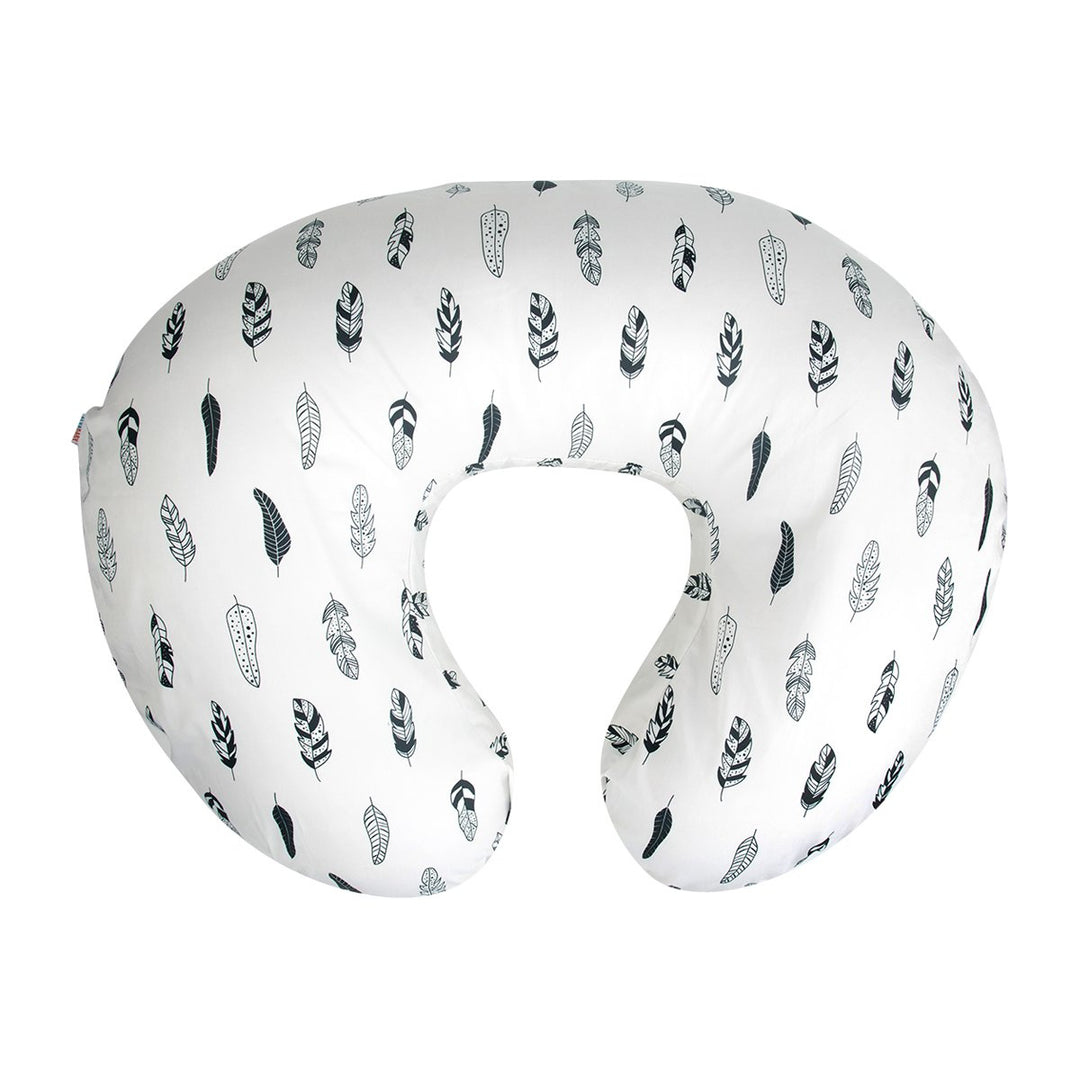 ALVABABY Nursing Pillow Cover Slipcover,100% Organic Cotton,Soft and Comfortable,Feathers Design,Maternity Breastfeeding Newborn Infant Feeding Cushion Cover, ZT01