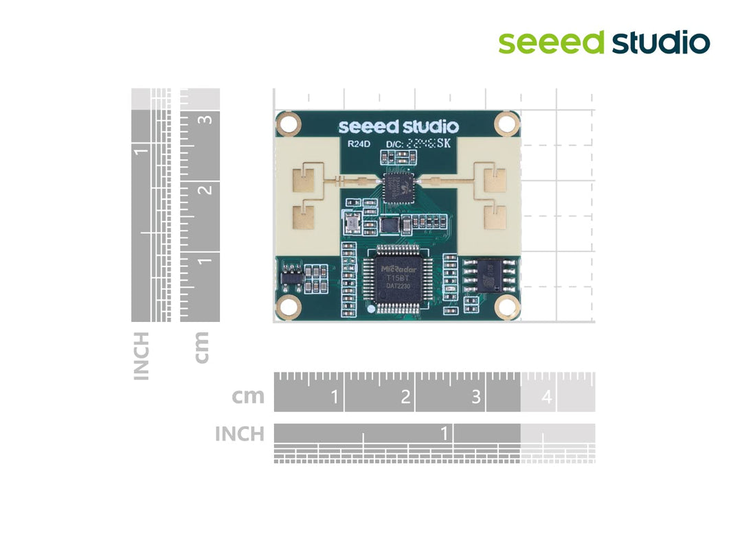 Seeed Studio 24GHz mmWave Sensor - Human Static Presence Module Lite - Human Presence, FMCW, Configurable Underlying Parameter, Arduino Support, Home Assistant, ESPHome.