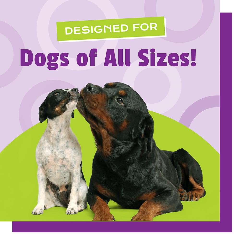 Daily Probiotic for Dogs, 120M CFUs - Pre and Probiotics for Dogs Digestive Health, Gut Health, Immune Support, Diarrhea, Allergies and Itching - 60 Chews, Duck Flavor