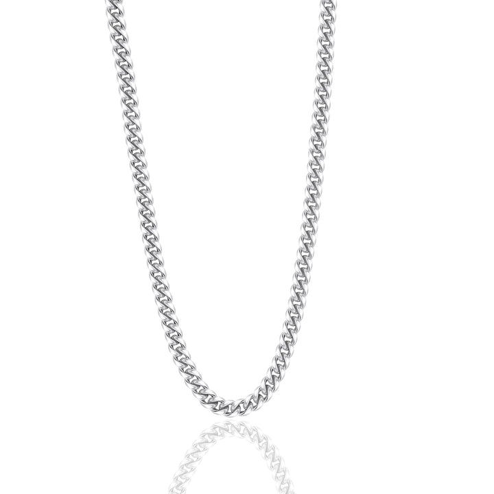 Cuban Link Chain for Men Stainless Steel Chain Necklace for Mens 6 mm 28 Inches