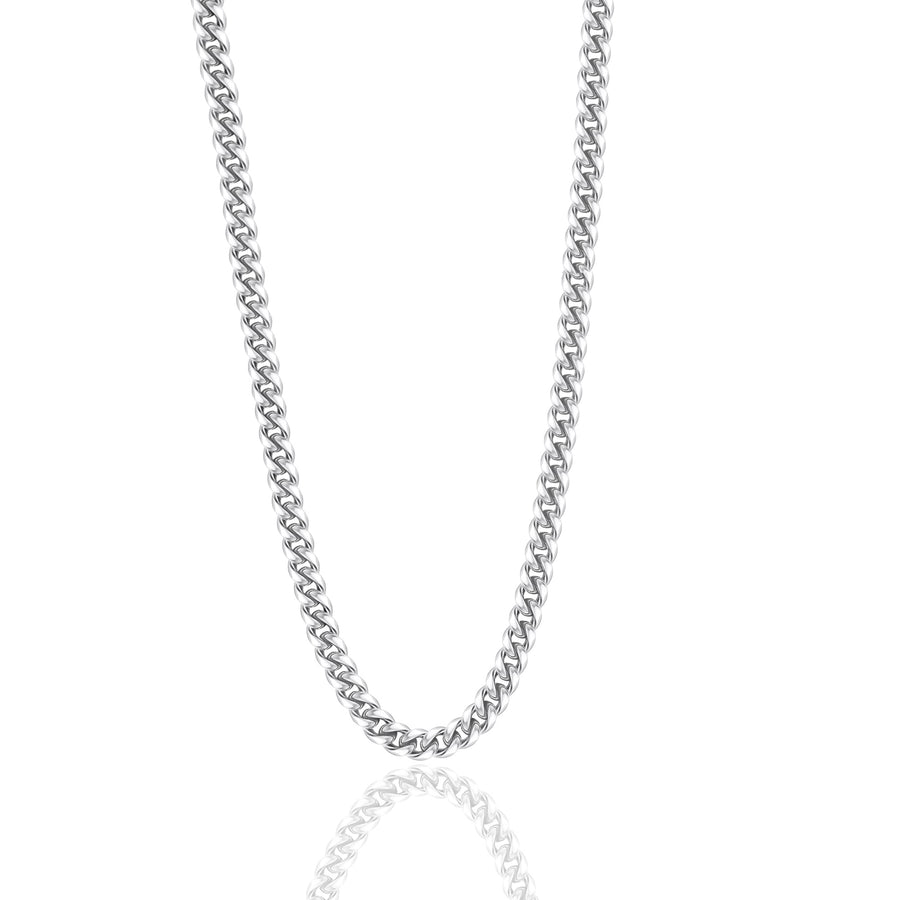 Cuban Link Chain for Men Stainless Steel Chain Necklace for Mens 6 mm 28 Inches