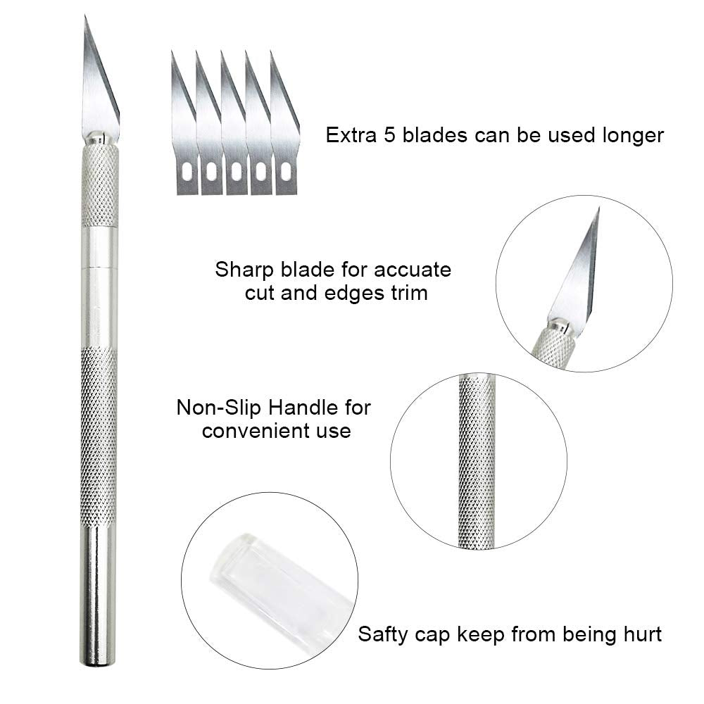 Wallpaper Smoothing Tool with 8 Scraper for Contact Paper Adhesive Vinyl
