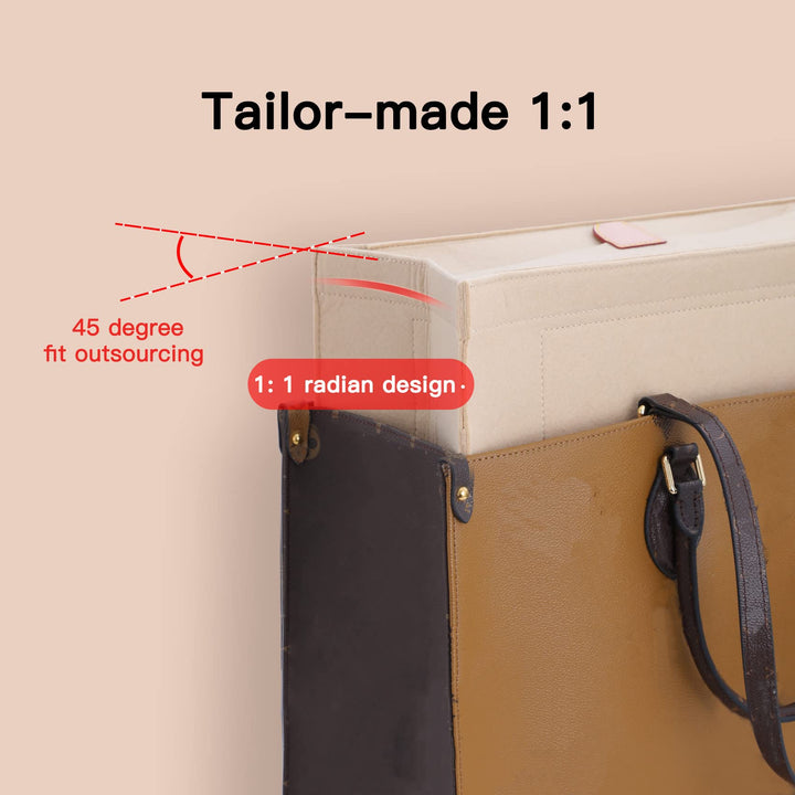Doxo Purse Organizer Insert,Felt Tote Bag Organizer Ins