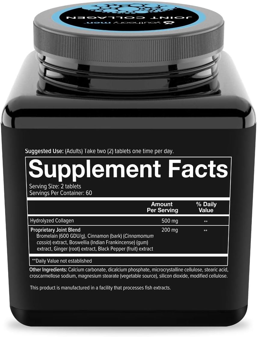 Youtheory Men&#39;s Joint Collagen with 18 Amino Ac