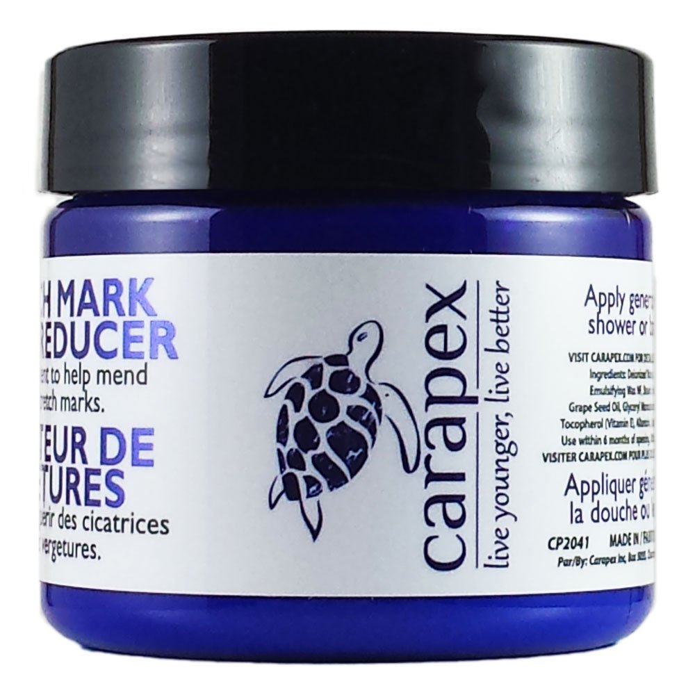 Stretch Mark & Scar Reducer Cream - 98% Natural, for Pregnancy Marks, Weight Loss Marks, Tightening, Firming, Unscented with Shea Butter, 4oz