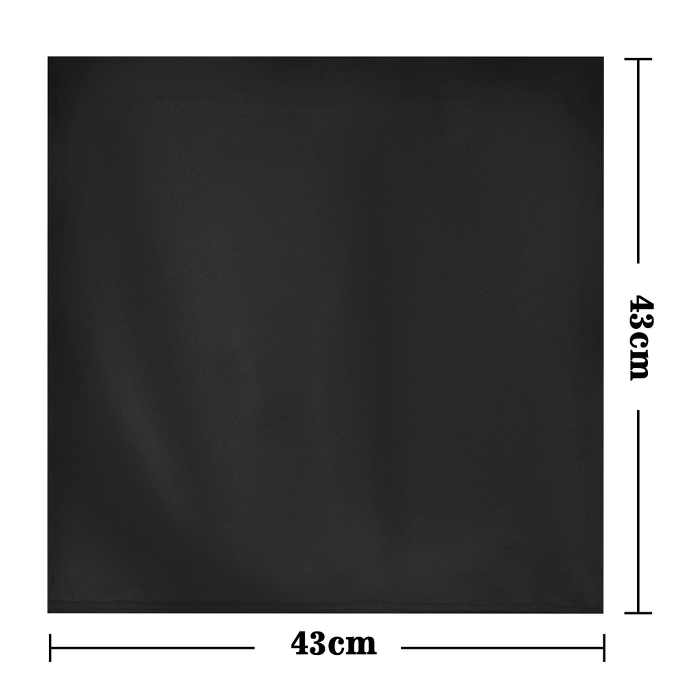 20 Pack Satin Napkins Square Satin Dinner Napkins Soft Silk Napkin Table Napkins for Weddings Dinner Restaurant Party Decoration, 17 x 17 inch (Grey)