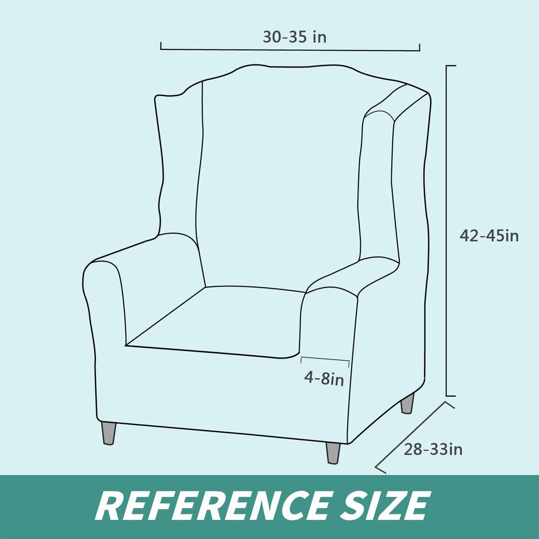 YEMYHOM 1 Piece Stretch Wingback Chair Slipcover Latest