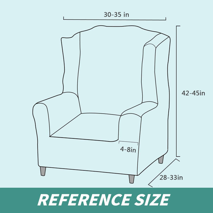 YEMYHOM 1 Piece Stretch Wingback Chair Slipcover Latest