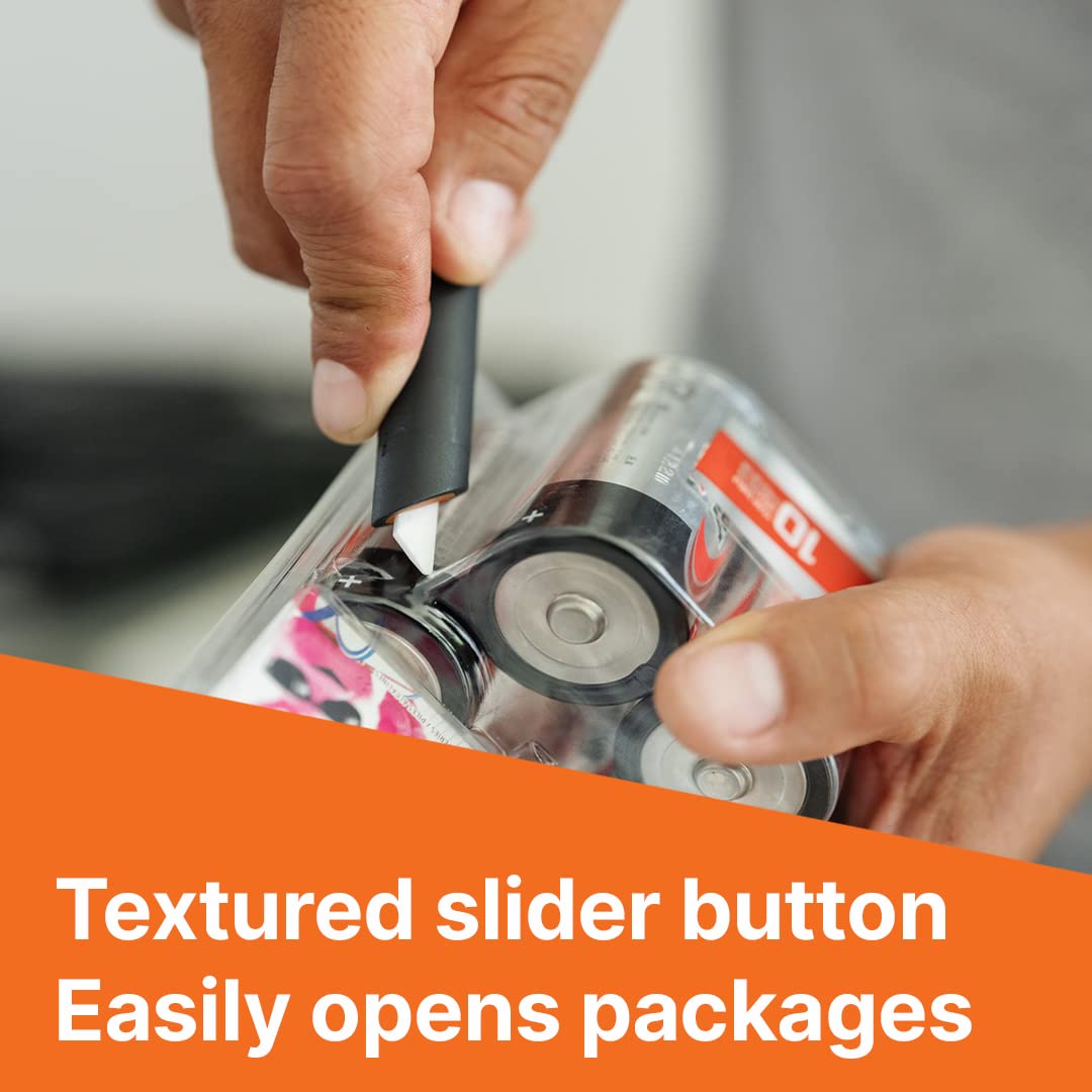 10513 Pen Cutter, 3 Position Manual Blade, Cuts Packages, Cardboard Box, Stays Sharp up to 11x Longer Than Metal Blades