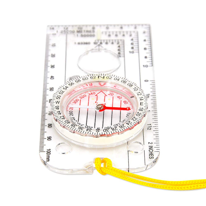 Compass Navigation Explorer/magnetic Compass for Expedition Map reading,Lightweight Map Ruler,Compass with Adjustable Declination for Orienteering and Survival Mountaineering or Hiking Essential