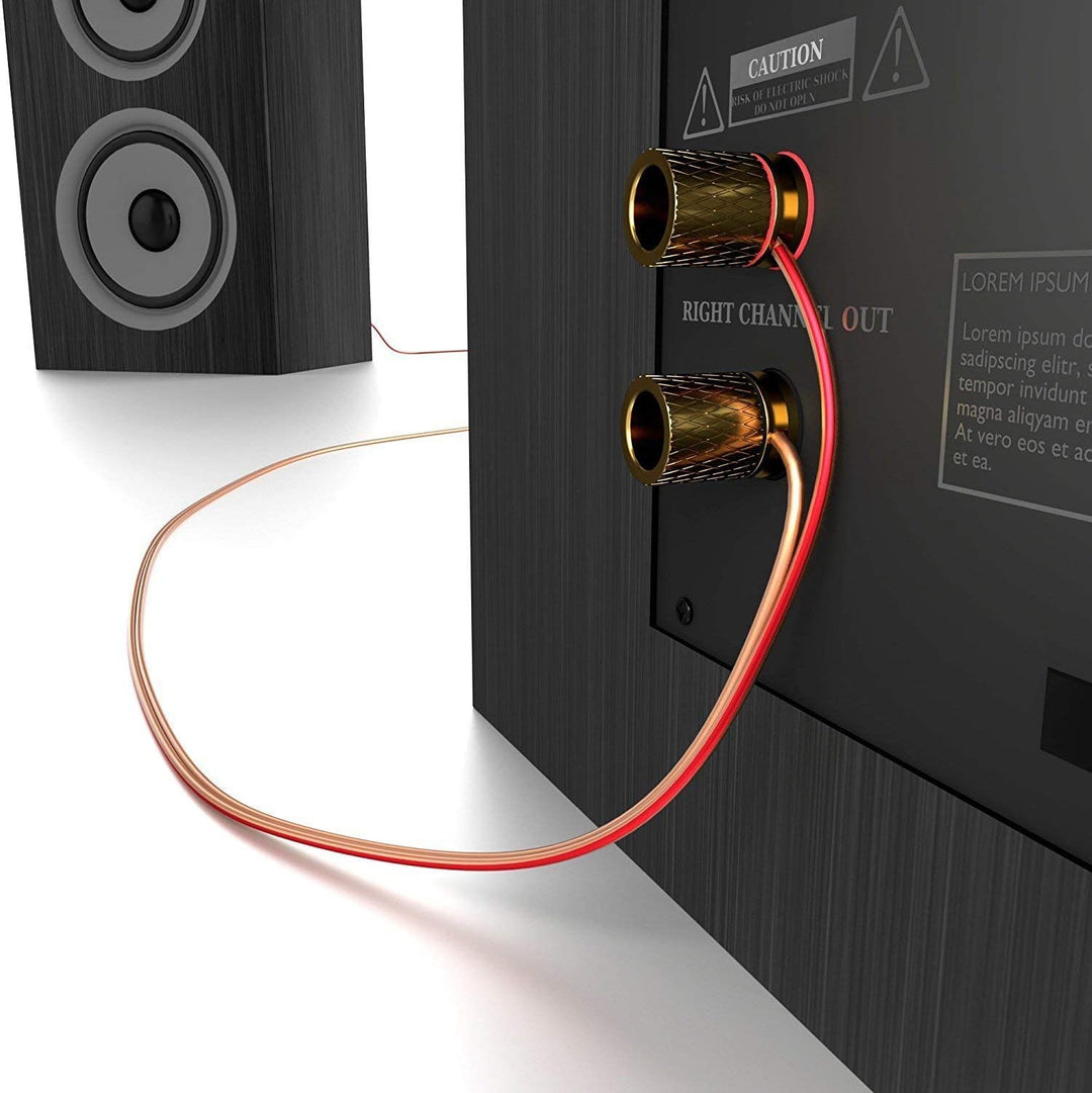 KabelDirekt – Pure Copper Stereo Audio Speaker Wire &am