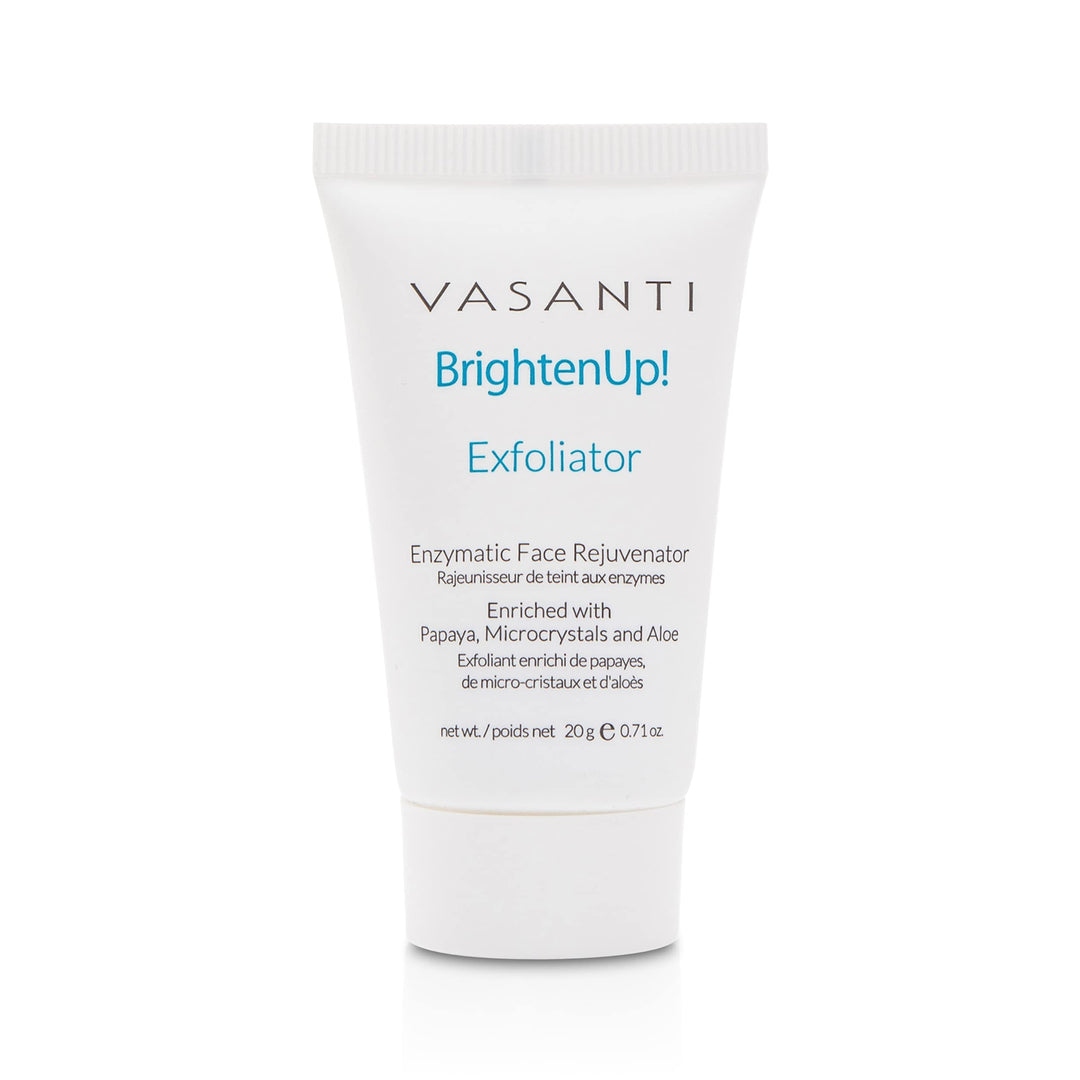 Brighten Up! Enzymatic Face Rejuvenator (20g) - Gentle Scrub Brightens Exfoliates Cleanses Skin Paraben-Free Vegan Friendly Skincare