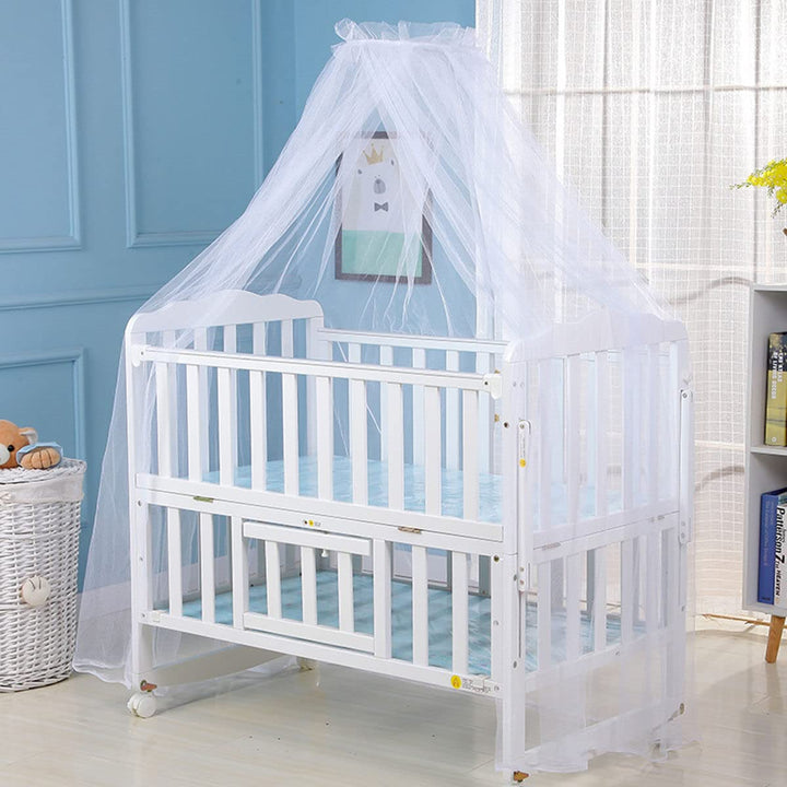 Baby Infant Toddler Bed Dome Cots Mosquito Netting Hanging Bed Net Mosquito Bar Frame Palace-Style Crib Bedding Set (Mosquito Net Without Stand) 160X450CM