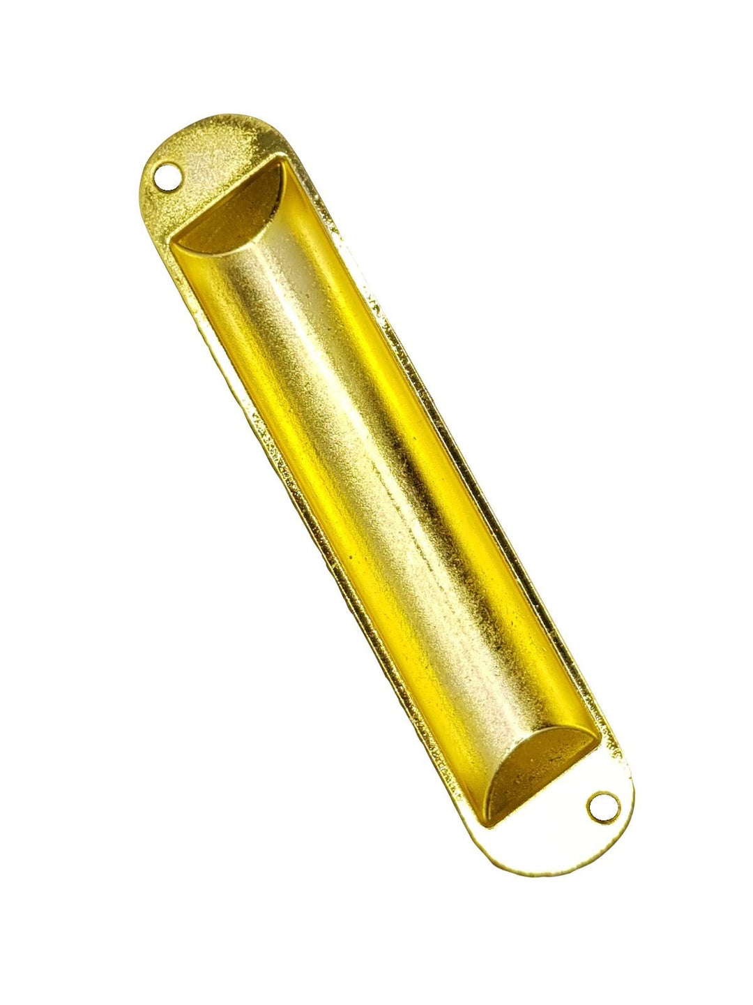 SOLOMON4U Hand Painted Red Enamel Jewish Mezuzah Embellished with Gold Accents and The Messianic Seal Wall Décor Scroll Included Made in Israel (4.2 Inches) (RED)