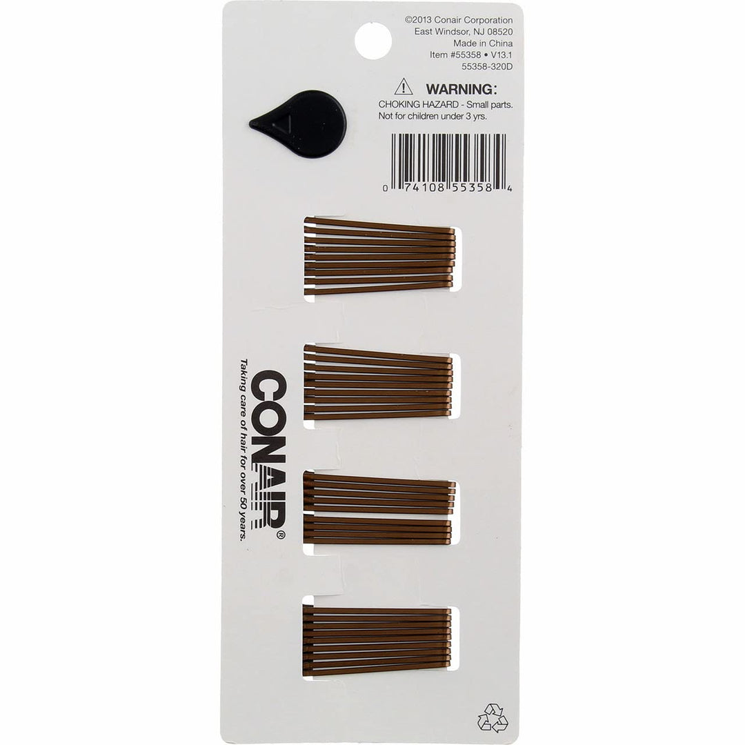 Styling Essentials Pins, Brown, Mini - 36 pins