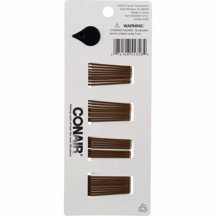 Styling Essentials Pins, Brown, Mini - 36 pins
