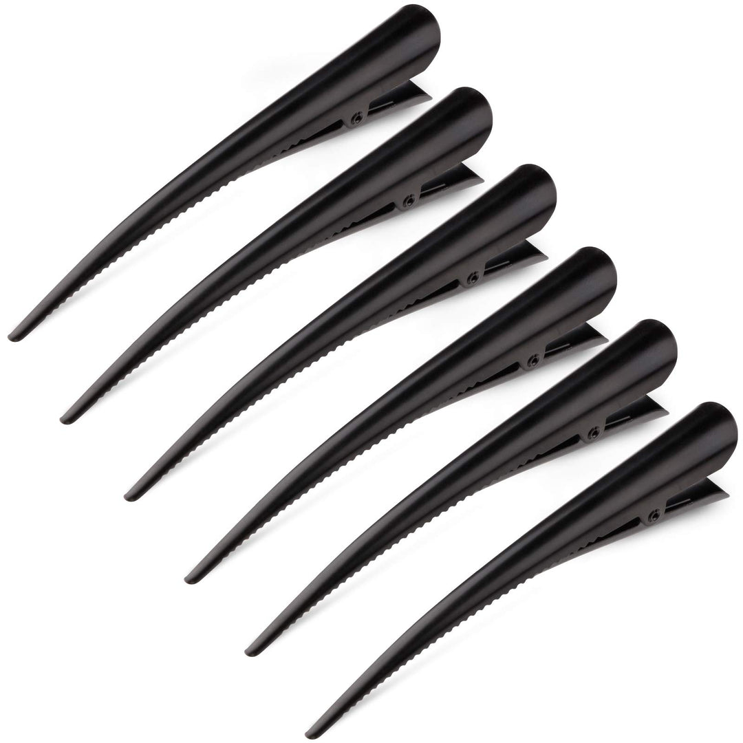Large Long Alligator Hair Clips for Styling Salon Secti