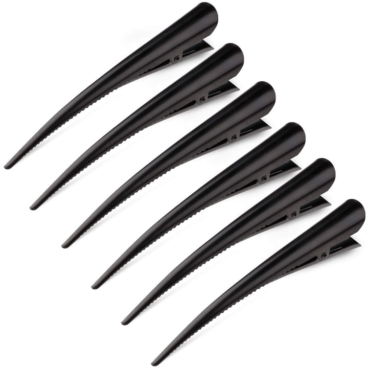 Large Long Alligator Hair Clips for Styling Salon Secti