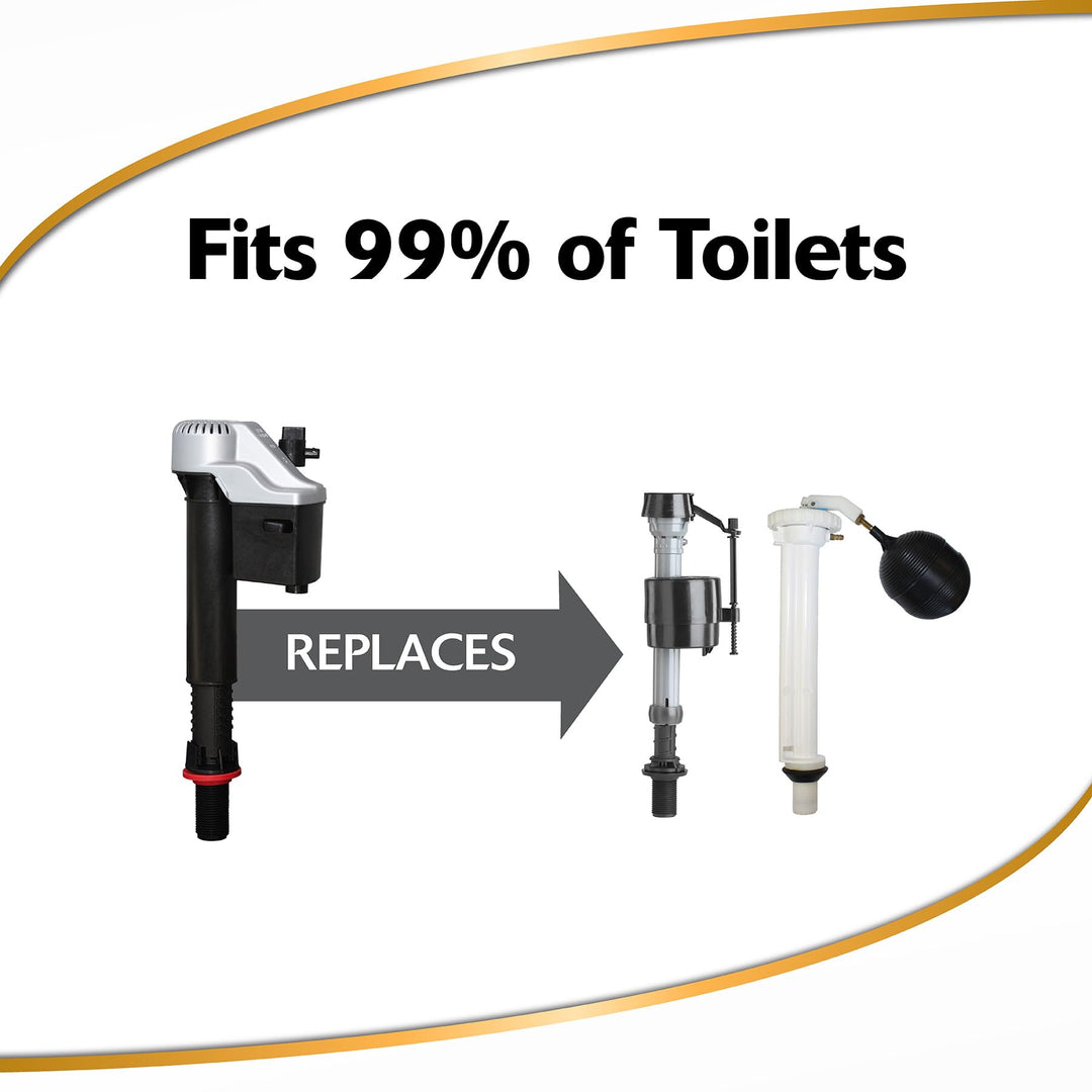 Korky 528MP QuietFILL Platinum Fill Valve-Fits Most Toi