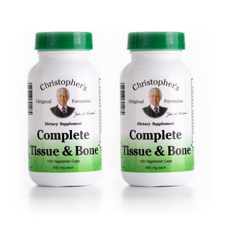 Dr. Christopher&#39;s Complete Tissue and Bone Formula 100 VegCap, Pack of 2