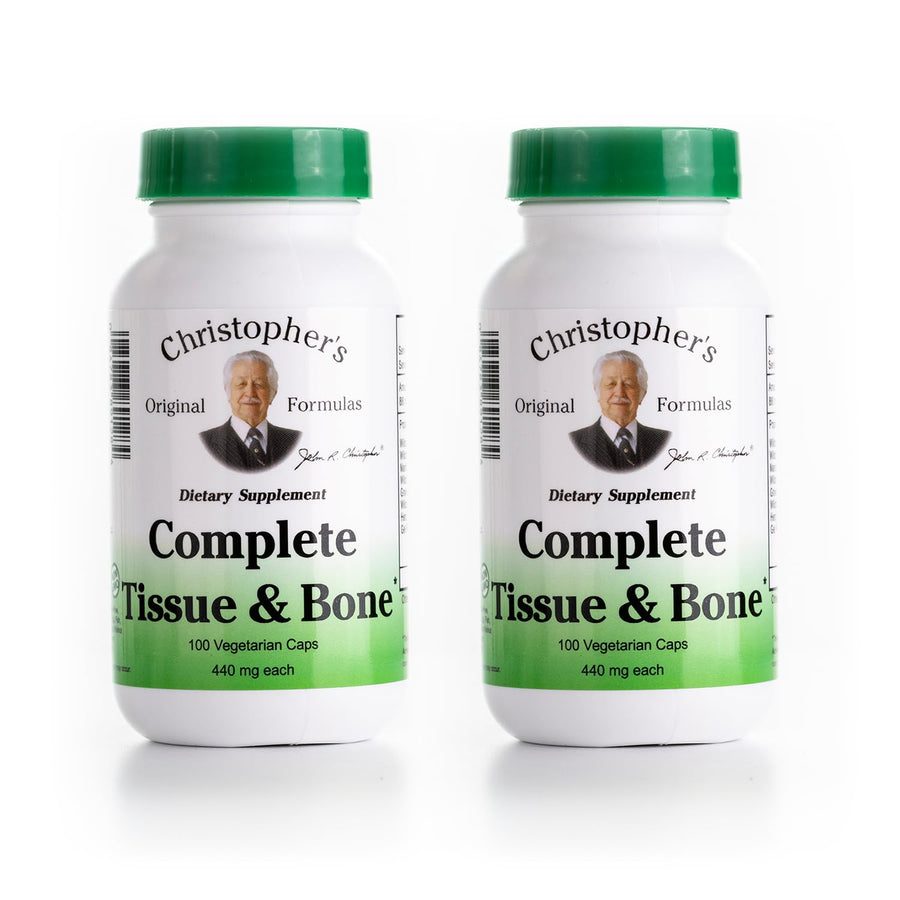 Dr. Christopher's Complete Tissue and Bone Formula 100 VegCap, Pack of 2