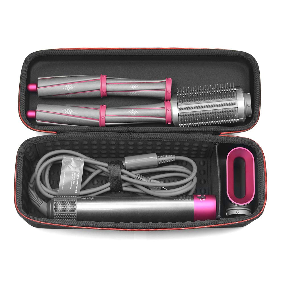Protective Travel Storage Case for Dyson Airwrap Styler Hair Curler Accessories, Hard Shell Shockproof Dustproof Organizer for Dyson Airwrap Complete Styler Hair Styling Set