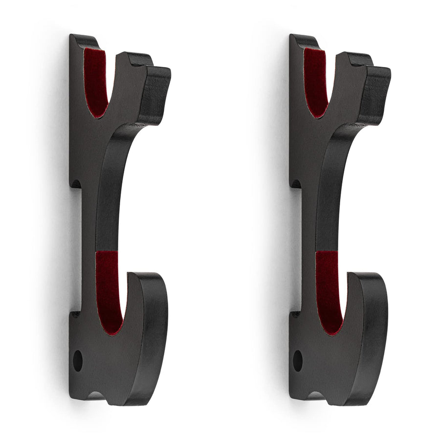 Ekkhysis Sword Holder Wall Mount 2-Tier Velvet Padded H
