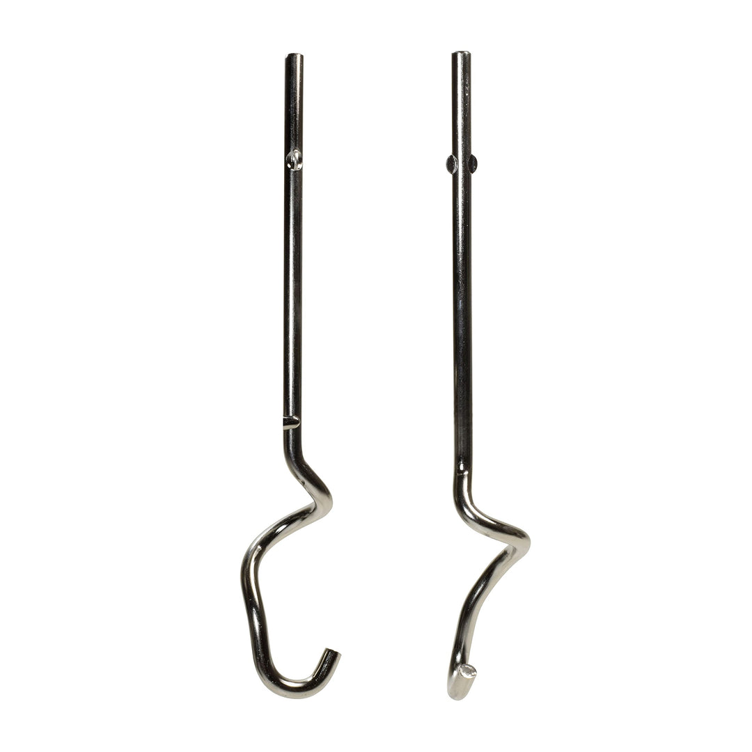 Stainless Steel Dough Hooks Compatible with KitchenAid Hand Mixers KHM2DH