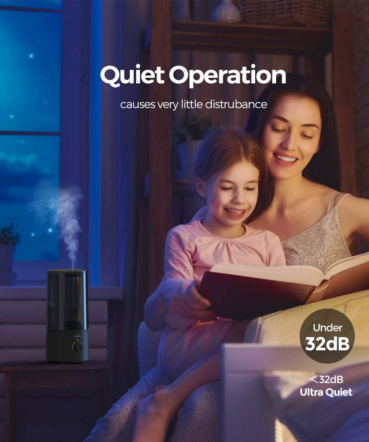 raydrop Humidifiers for Bedroom, Cool Mist Humidifiers 