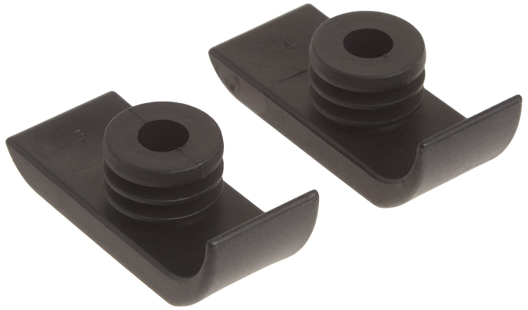 Walker Ski Glides, Black, 1 Pair