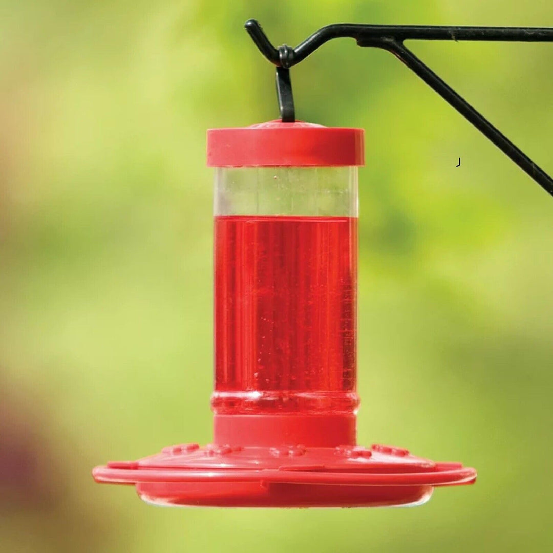 First Nature 993051-546 16 oz. Hummingbird Feeder, Red