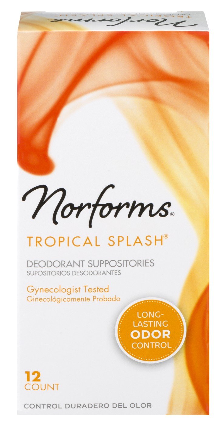 Norforms Feminine Deodorant Suppositories - Tropical Sp