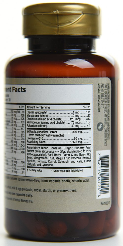 - Daily Womens Multivitamin - Adult Formula with Iron, Calcium, KSM-66 Ashwaganda, and a Potent Proprietary Herbal Blend of The Best Womens Vitamins - 60 Count Capsules