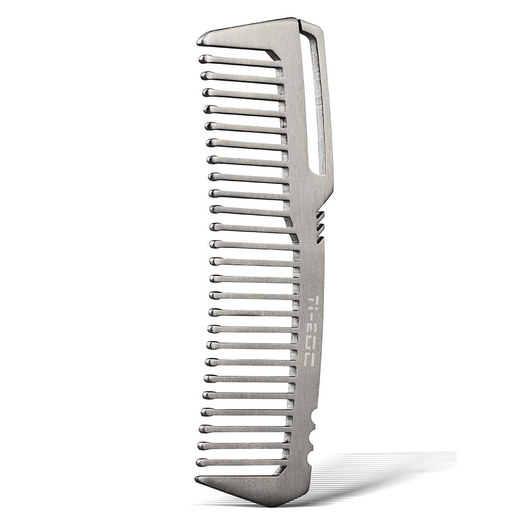 Ti Edc Handmade Titanium Premium Eco Friendly Durable Pocket Hair Comb