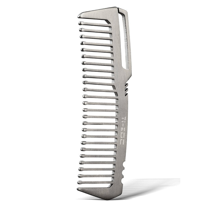Ti Edc Handmade Titanium Premium Eco Friendly Durable Pocket Hair Comb